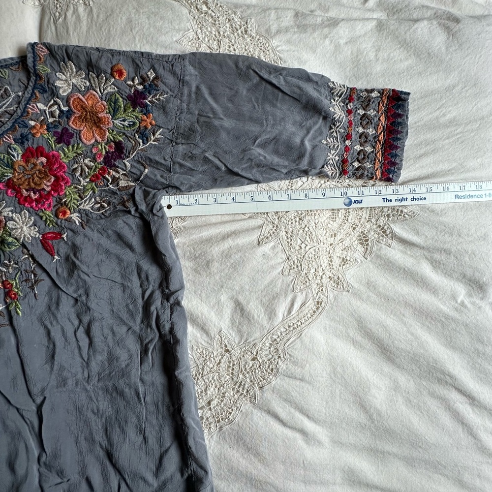 ❤️ JOHNNY WAS Embroidered Tunic, Size Small- - Picture 7 of 12